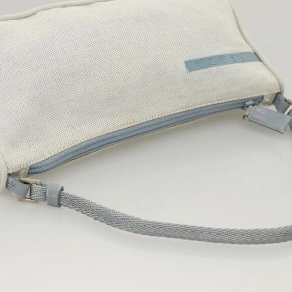 PRADA Sports Accessory Pouch Canvas Light Blue Silver - Picture 6 of 16